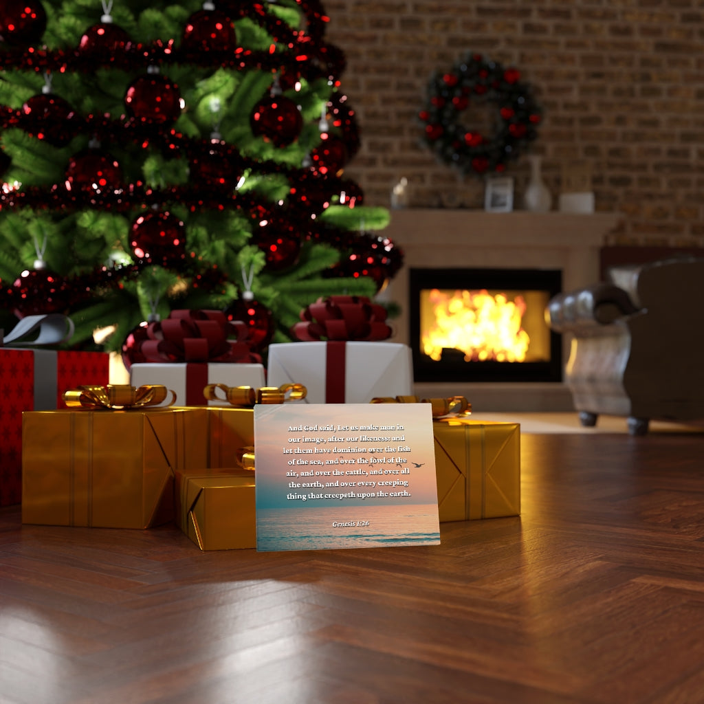 Scripture Walls Upon The Earth Genesis 1:26 Bible Verse Canvas Christian Wall Art Ready to Hang Unframed-Express Your Love Gifts