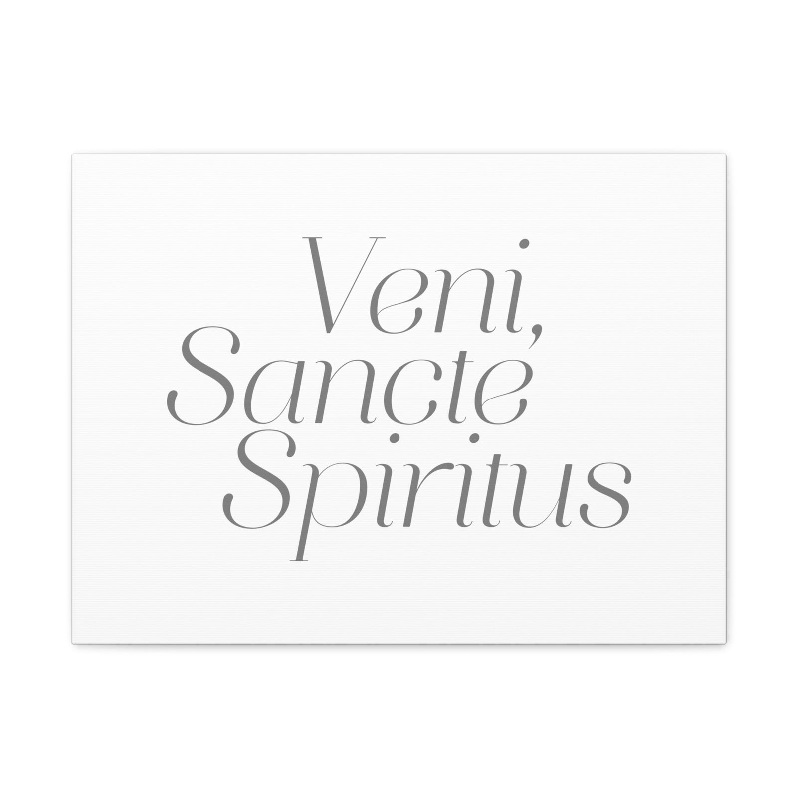 Scripture Walls Veni, Sancte Spiritus John 15:26 Bible Verse Canvas Christian Wall Art Ready to Hang Unframed-Express Your Love Gifts