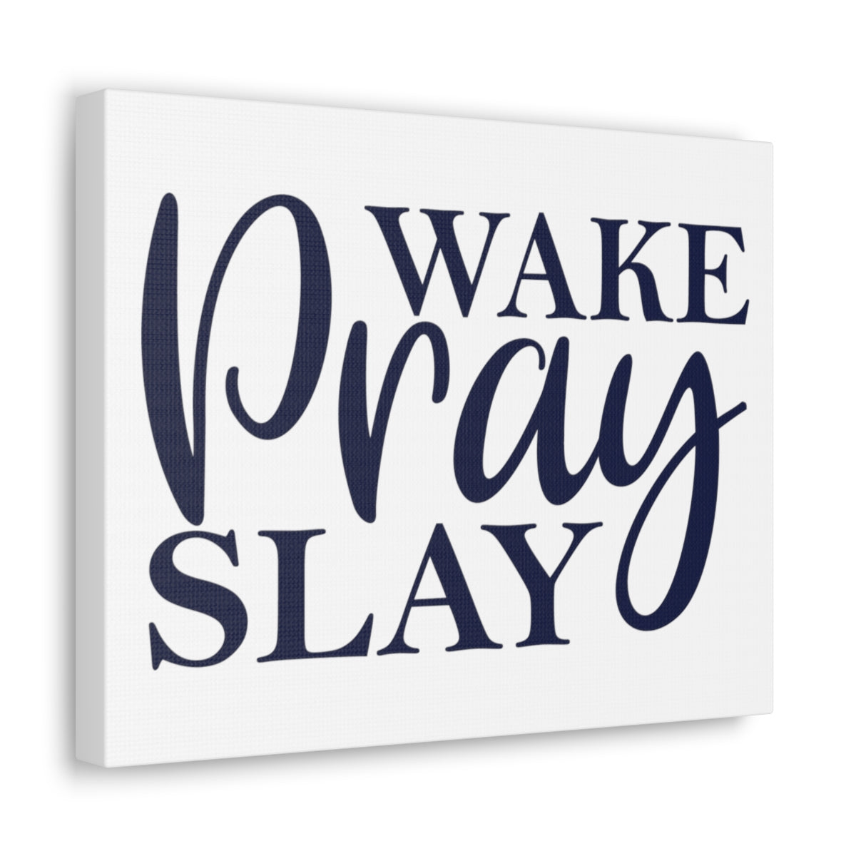 Scripture Walls Wake Pray Slay 2 Timothy 1:3 Christian Wall Art Print Ready to Hang Unframed-Express Your Love Gifts