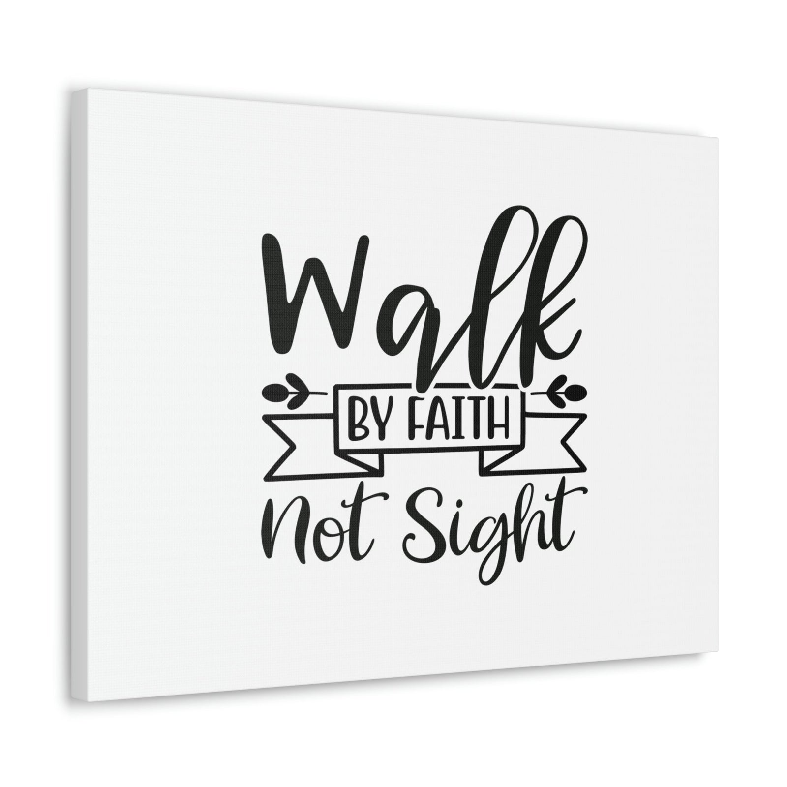 Scripture Walls Walk By Faith 2 Corinthians 5:7 Banner Christian Wall Art Bible Verse Print Ready to Hang Unframed-Express Your Love Gifts