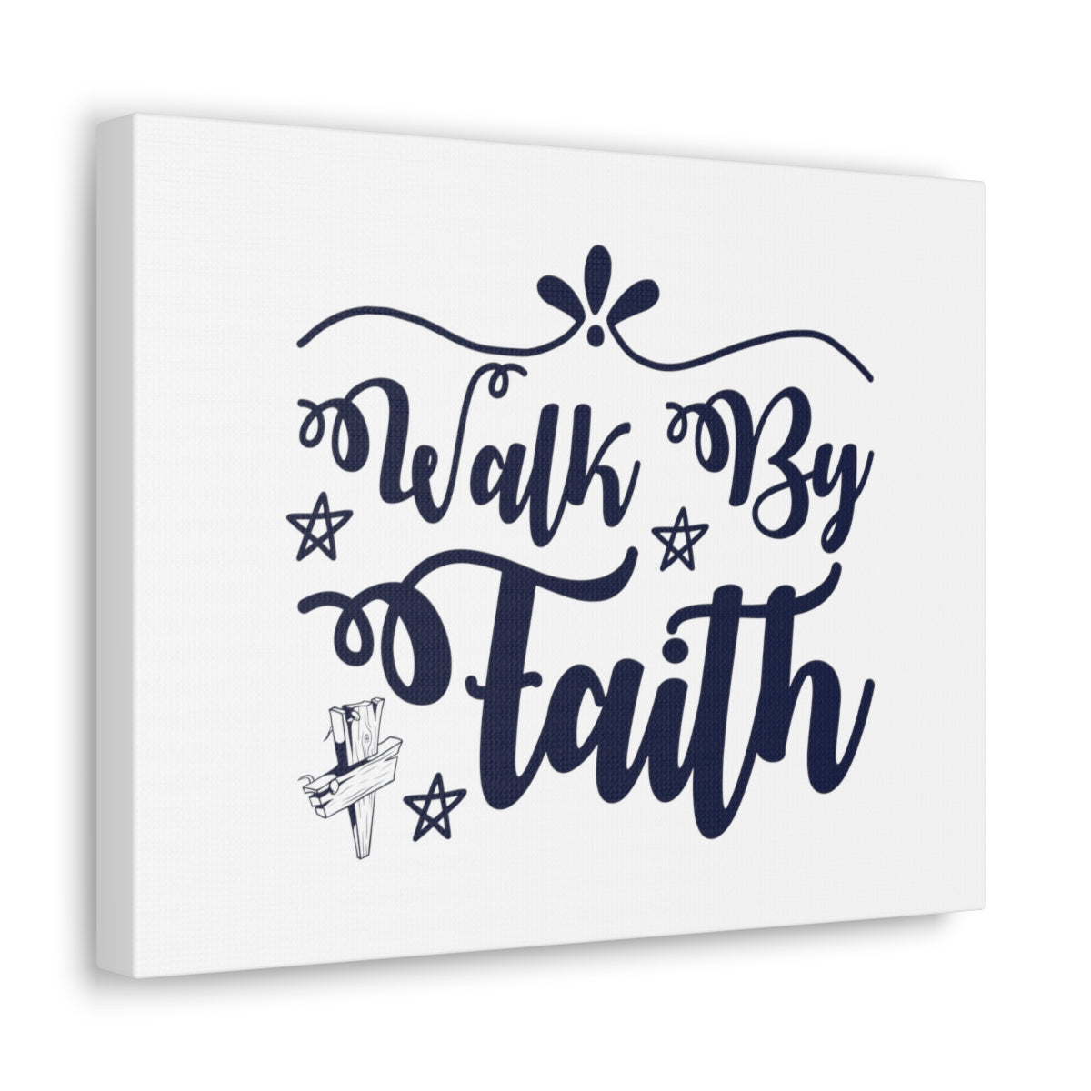 Scripture Walls Walk By Faith 2 Corinthians 5:7 Christian Wall Art Bible Verse Print Ready to Hang Unframed-Express Your Love Gifts
