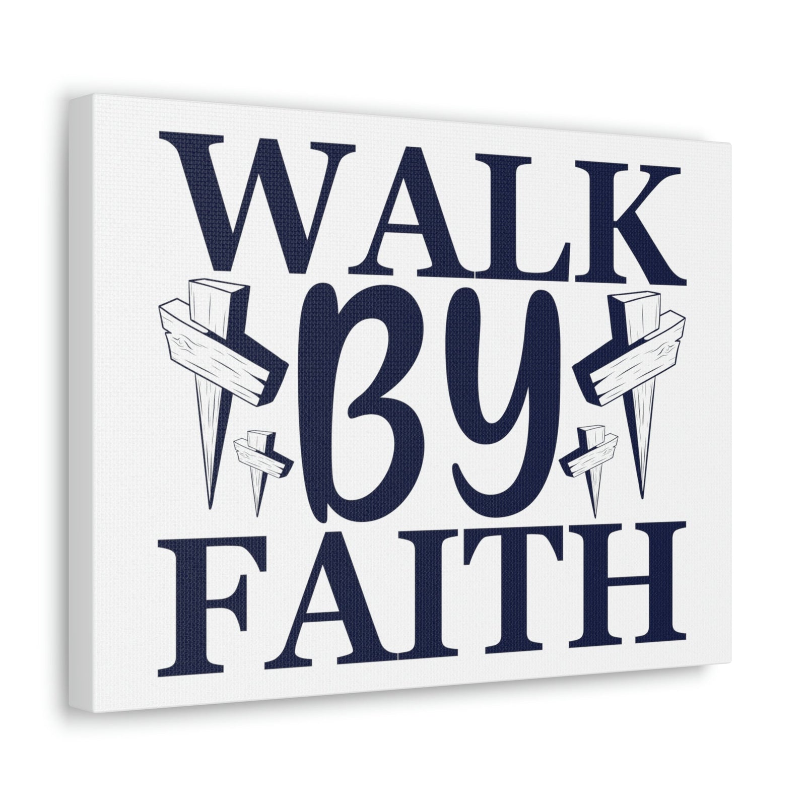 Scripture Walls Walk By Faith 2 Corinthians 5:7 Christian Wall Art Print Ready to Hang Unframed-Express Your Love Gifts