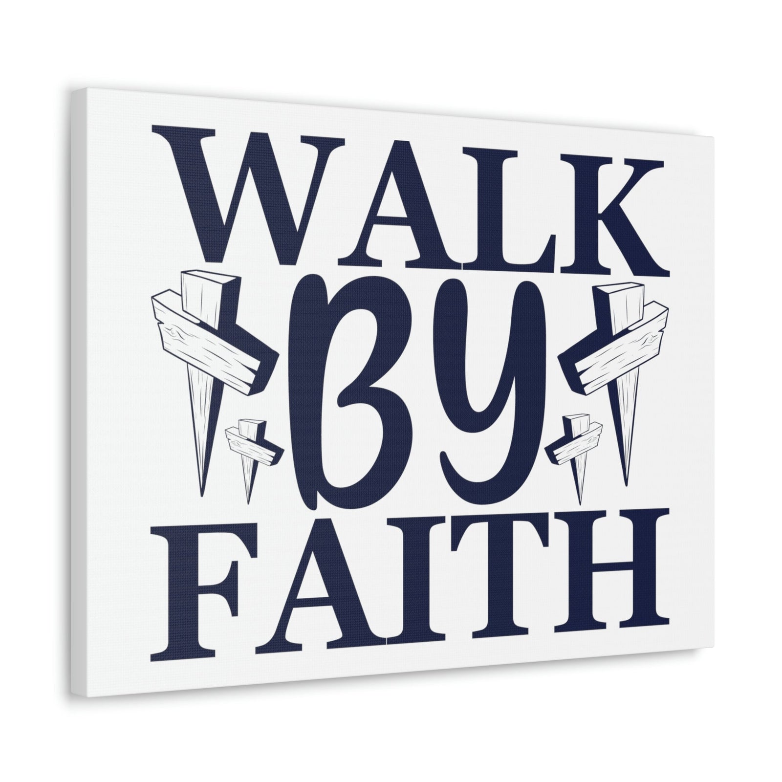 Scripture Walls Walk By Faith 2 Corinthians 5:7 Christian Wall Art Print Ready to Hang Unframed-Express Your Love Gifts