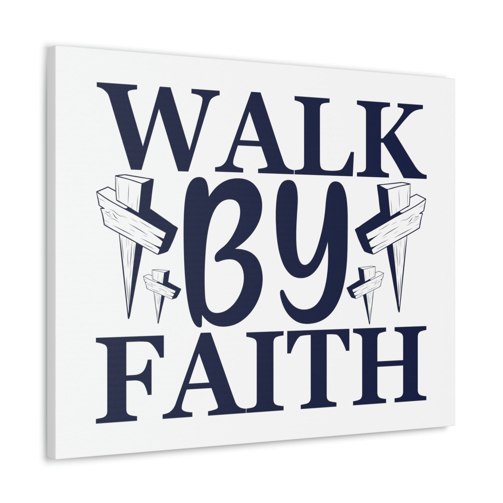 Scripture Walls Walk By Faith 2 Corinthians 5:7 Christian Wall Art Print Ready to Hang Unframed-Express Your Love Gifts