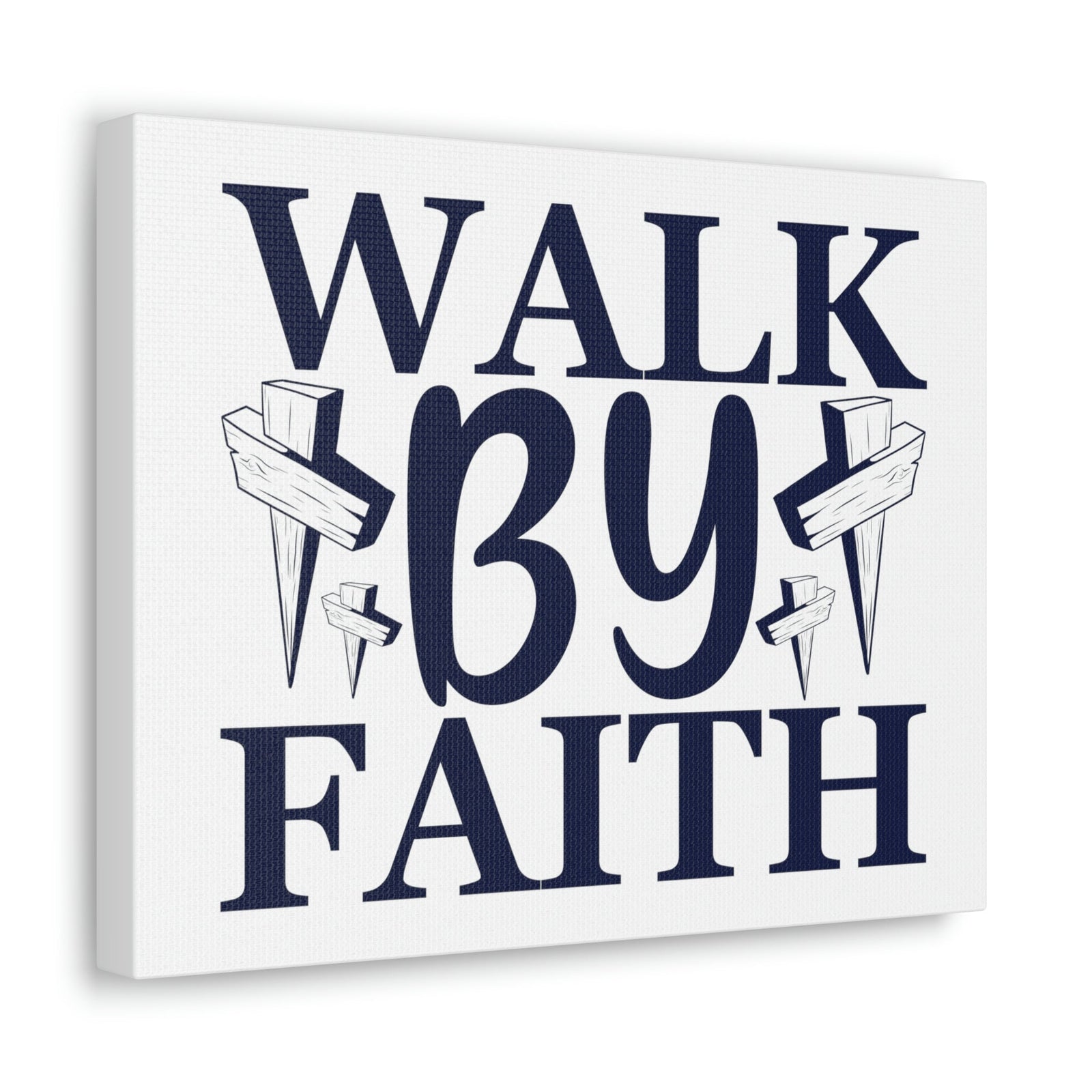 Scripture Walls Walk By Faith 2 Corinthians 5:7 Christian Wall Art Print Ready to Hang Unframed-Express Your Love Gifts