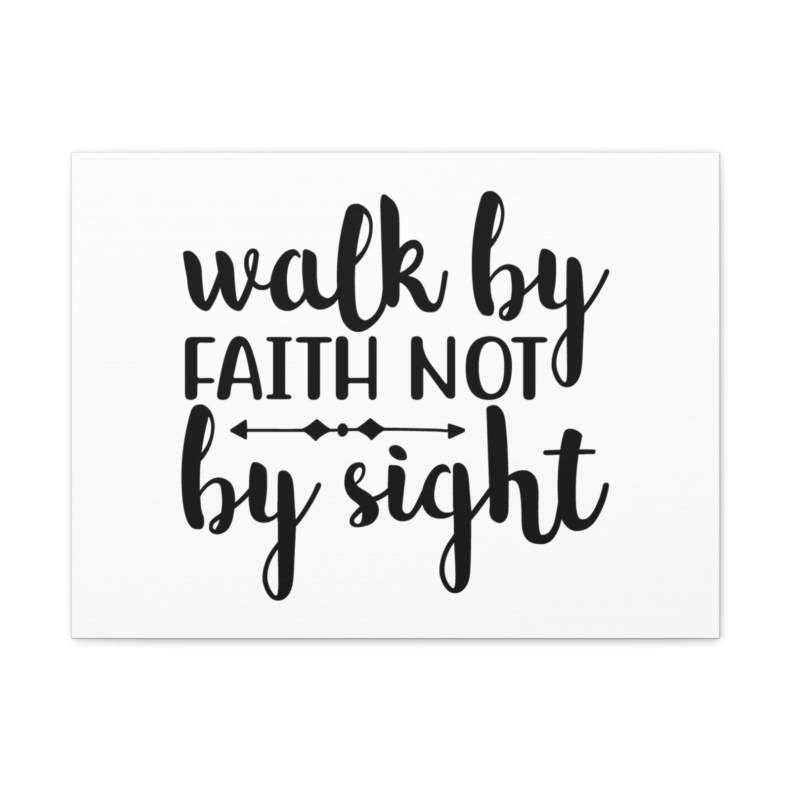Scripture Walls Walk By Faith Not By Sight 2 Corinthians 5:7 Christian Wall Art Bible Verse Print Ready to Hang Unframed-Express Your Love Gifts