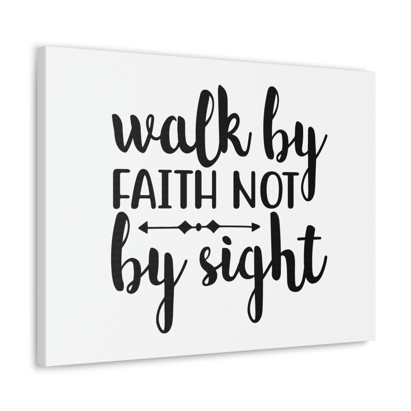 Scripture Walls Walk By Faith Not By Sight 2 Corinthians 5:7 Christian Wall Art Bible Verse Print Ready to Hang Unframed-Express Your Love Gifts