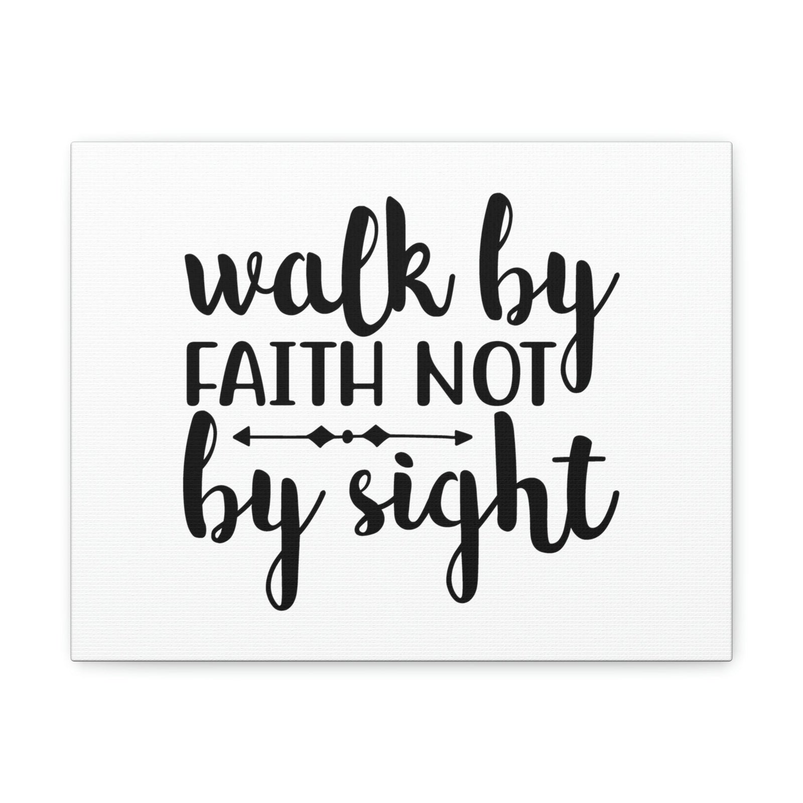 Scripture Walls Walk By Faith Not By Sight 2 Corinthians 5:7 Christian Wall Art Bible Verse Print Ready to Hang Unframed-Express Your Love Gifts