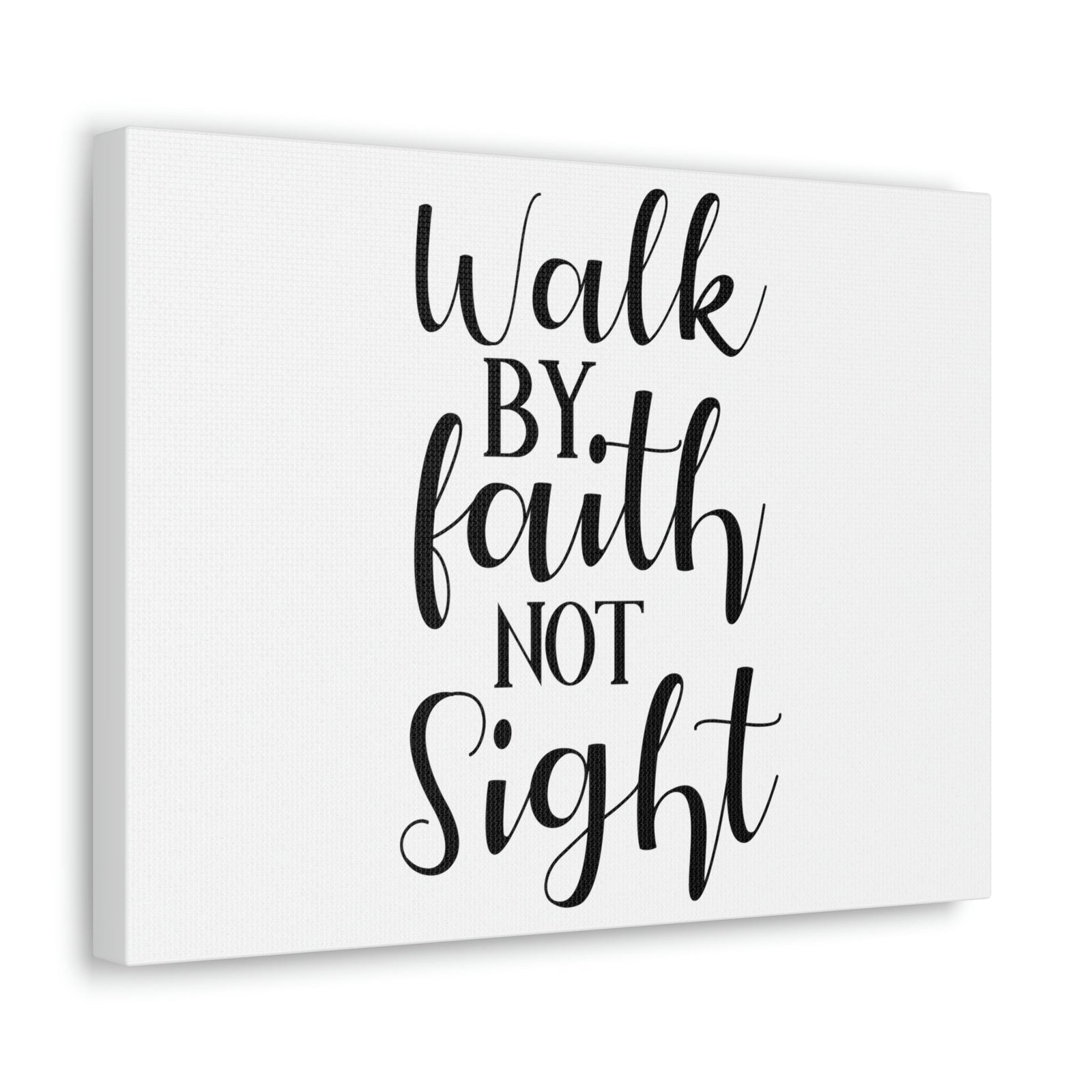 Scripture Walls Walk By Faith Not Sight 2 Corinthians 5:7 Christian Wall Art Print Ready to Hang Unframed-Express Your Love Gifts