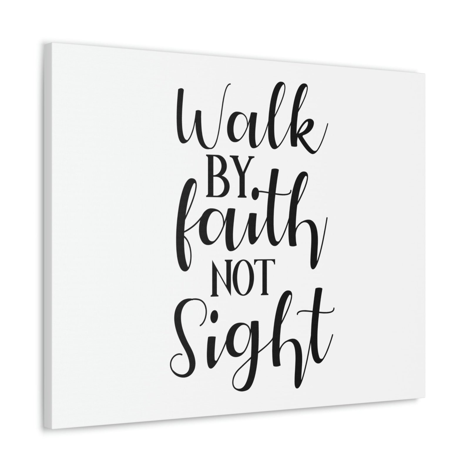 Scripture Walls Walk By Faith Not Sight 2 Corinthians 5:7 Christian Wall Art Print Ready to Hang Unframed-Express Your Love Gifts