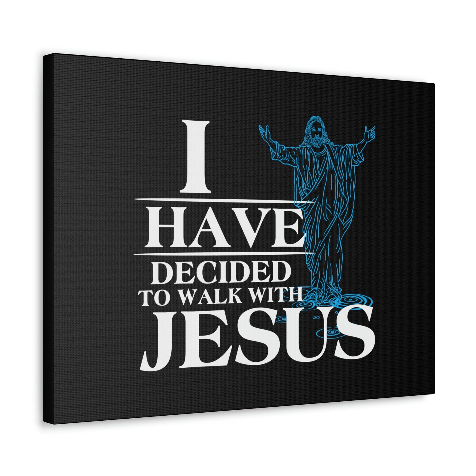 Scripture Walls Walk With Jesus Philippians 3:17 Blue Christian Wall Art Bible Verse Print Ready to Hang Unframed-Express Your Love Gifts