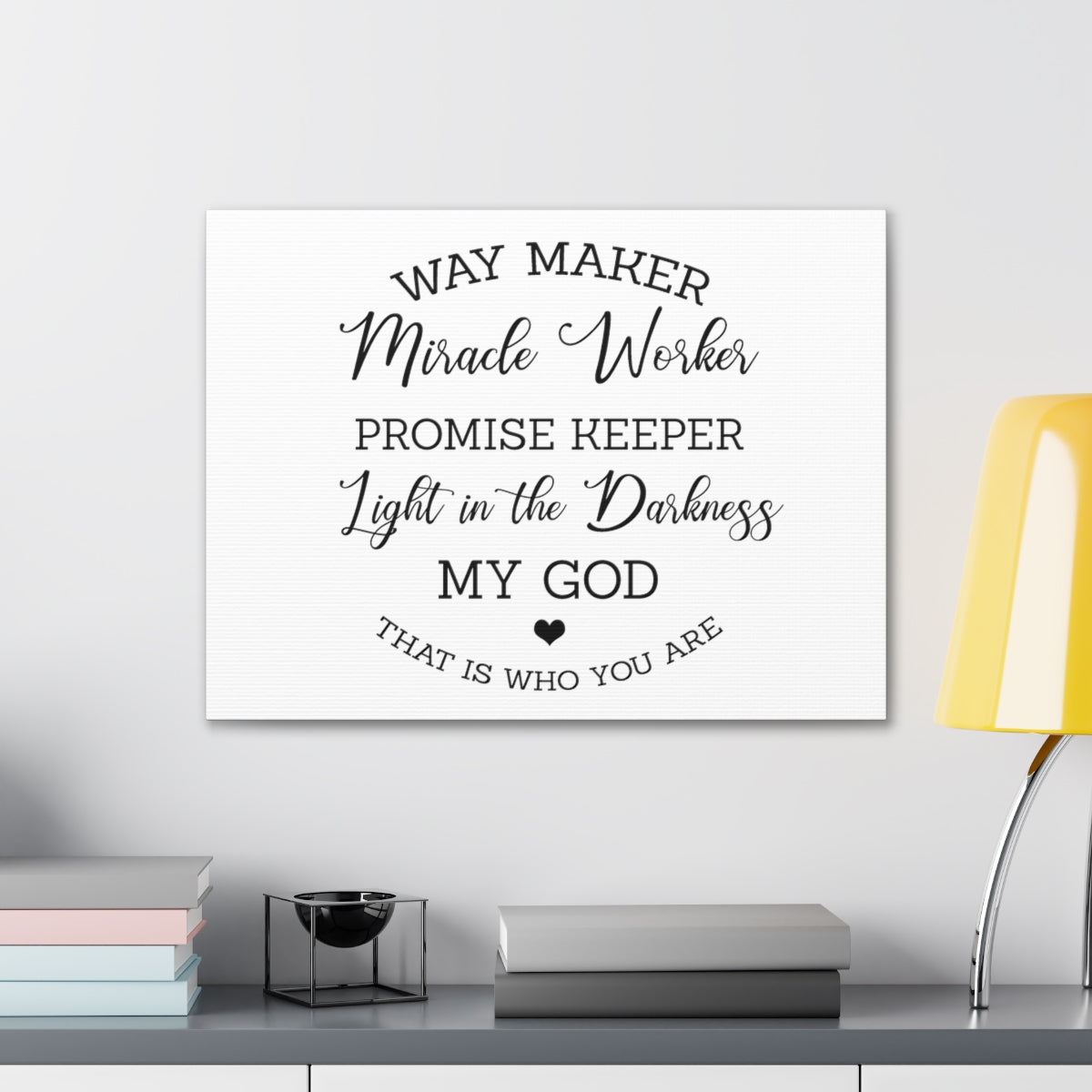 Scripture Walls Way Maker Isaiah 43:16 Christian Wall Art Print Ready to Hang Unframed-Express Your Love Gifts