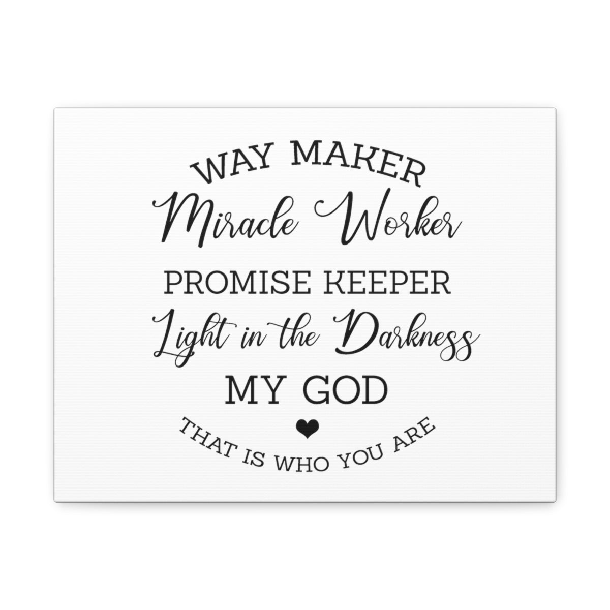 Scripture Walls Way Maker Isaiah 43:16 Christian Wall Art Print Ready to Hang Unframed-Express Your Love Gifts