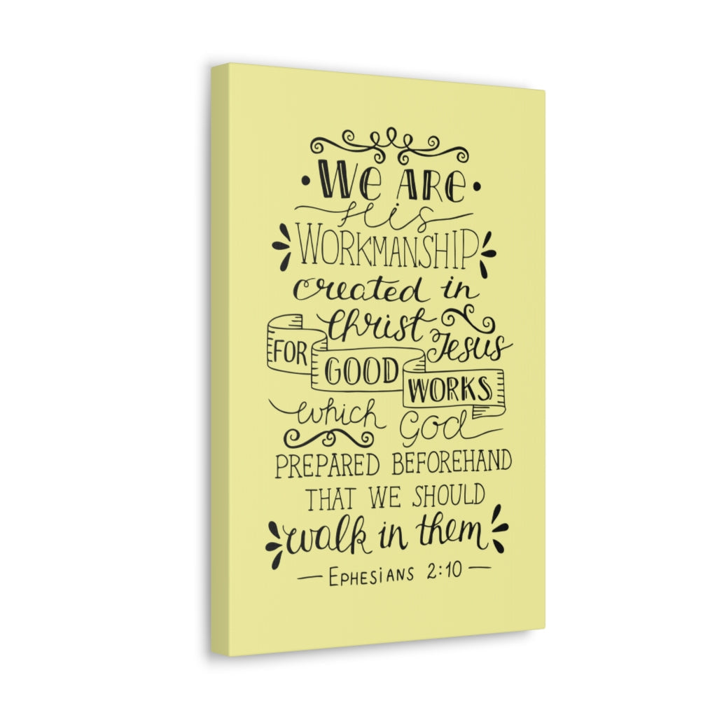Scripture Walls We Are Workmanship Ephesians 2:10 Christian Wall Art Bible Verse Print Ready To Hang Unframed-Express Your Love Gifts