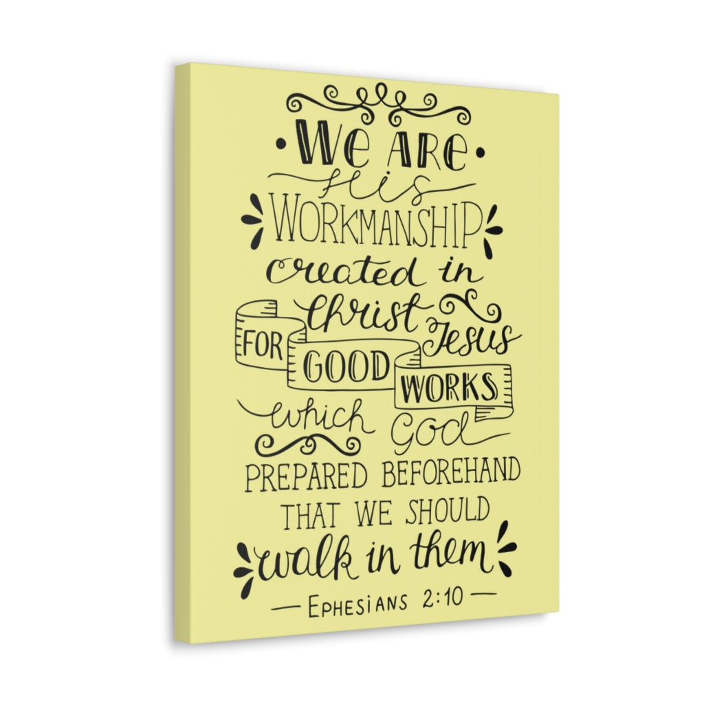 Scripture Walls We Are Workmanship Ephesians 2:10 Christian Wall Art Bible Verse Print Ready To Hang Unframed-Express Your Love Gifts