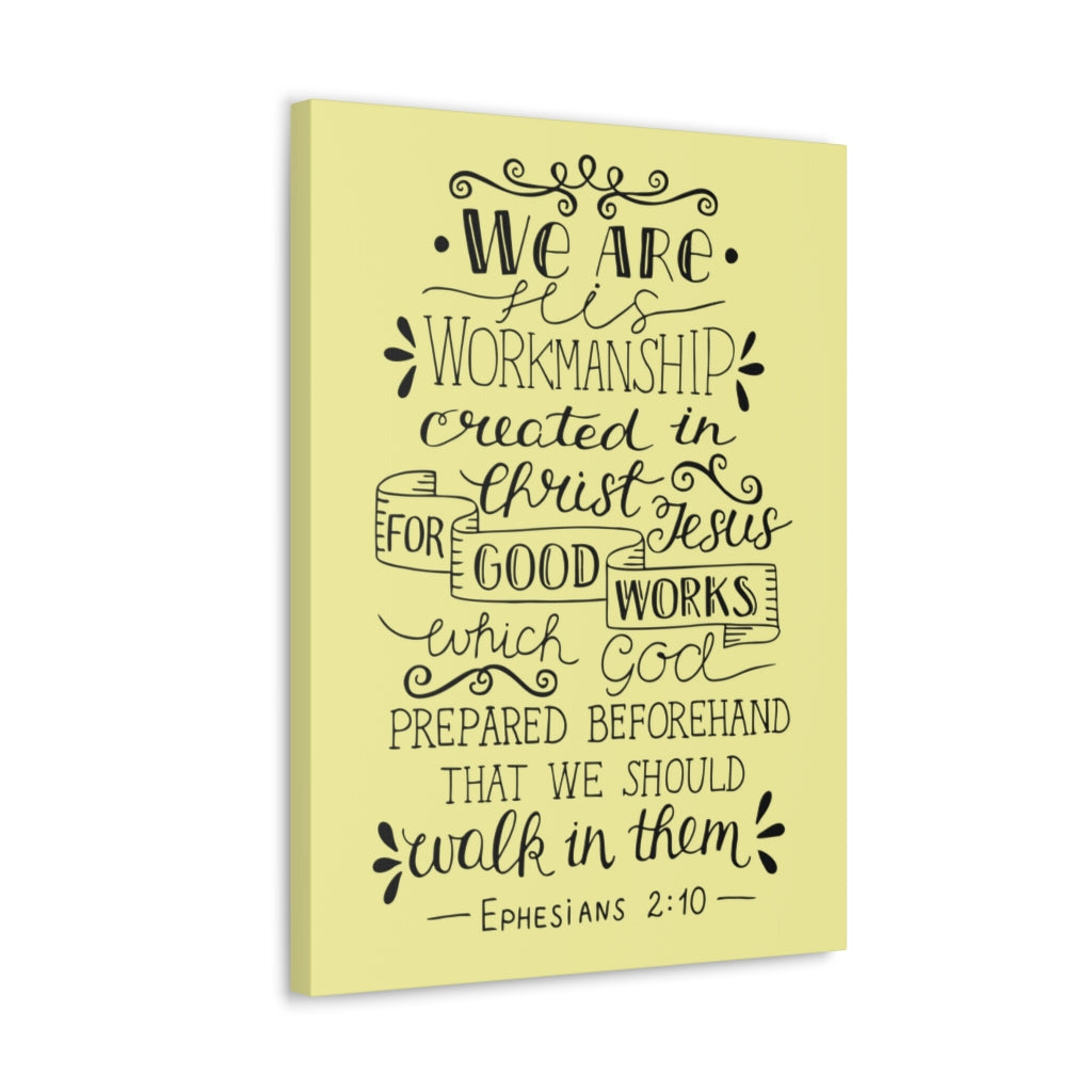 Scripture Walls We Are Workmanship Ephesians 2:10 Christian Wall Art Bible Verse Print Ready To Hang Unframed-Express Your Love Gifts