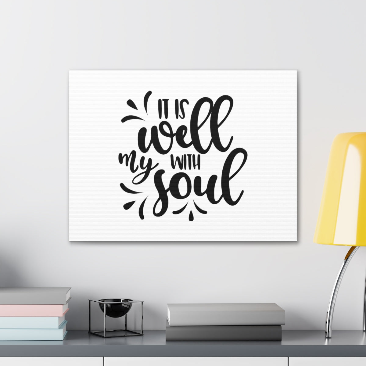 Scripture Walls Well With My Soul Psalm 42:7 Christian Wall Art Bible Verse Print Ready to Hang Unframed-Express Your Love Gifts