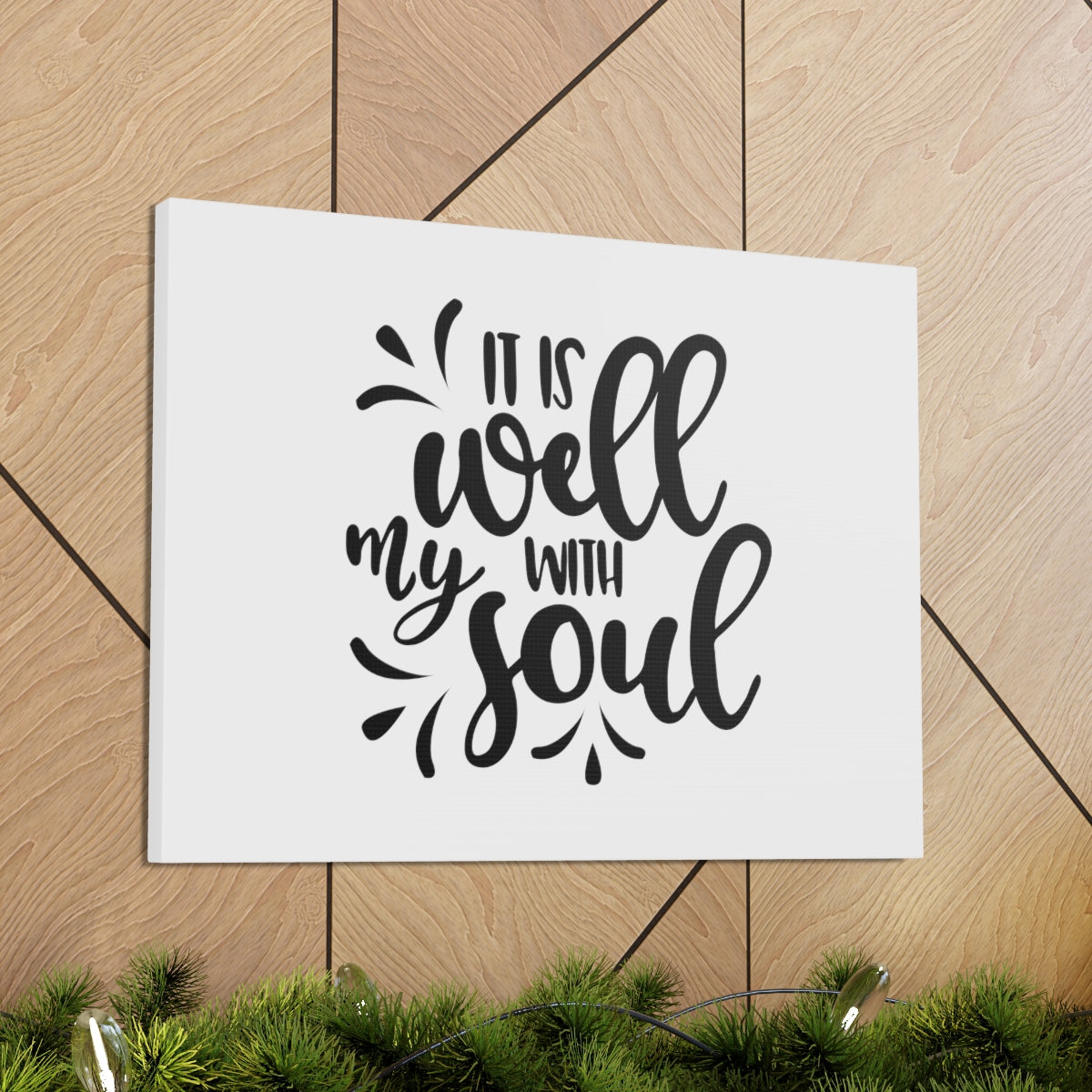 Scripture Walls Well With My Soul Psalm 42:7 Christian Wall Art Bible Verse Print Ready to Hang Unframed-Express Your Love Gifts