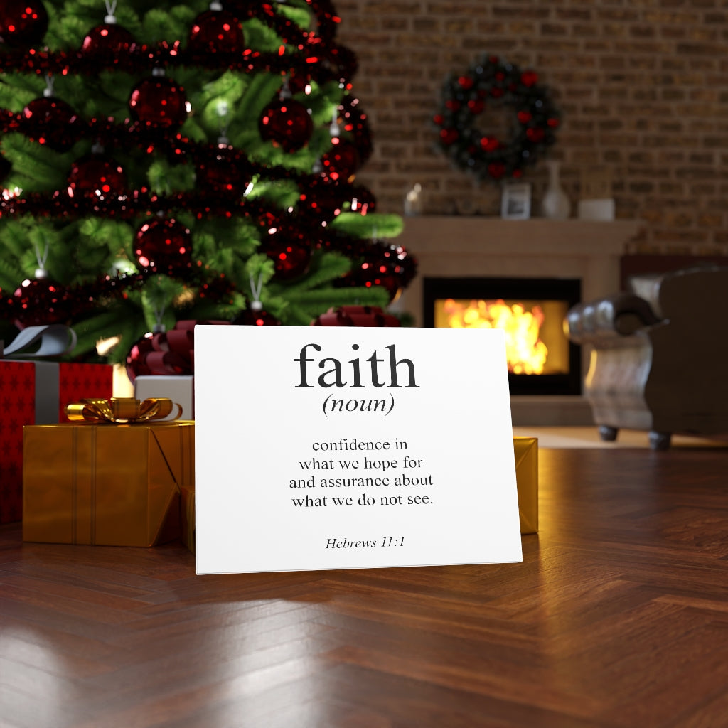 Scripture Walls What We Hope For Hebrews 11:1 Bible Verse Canvas Christian Wall Art Ready to Hang Unframed-Express Your Love Gifts