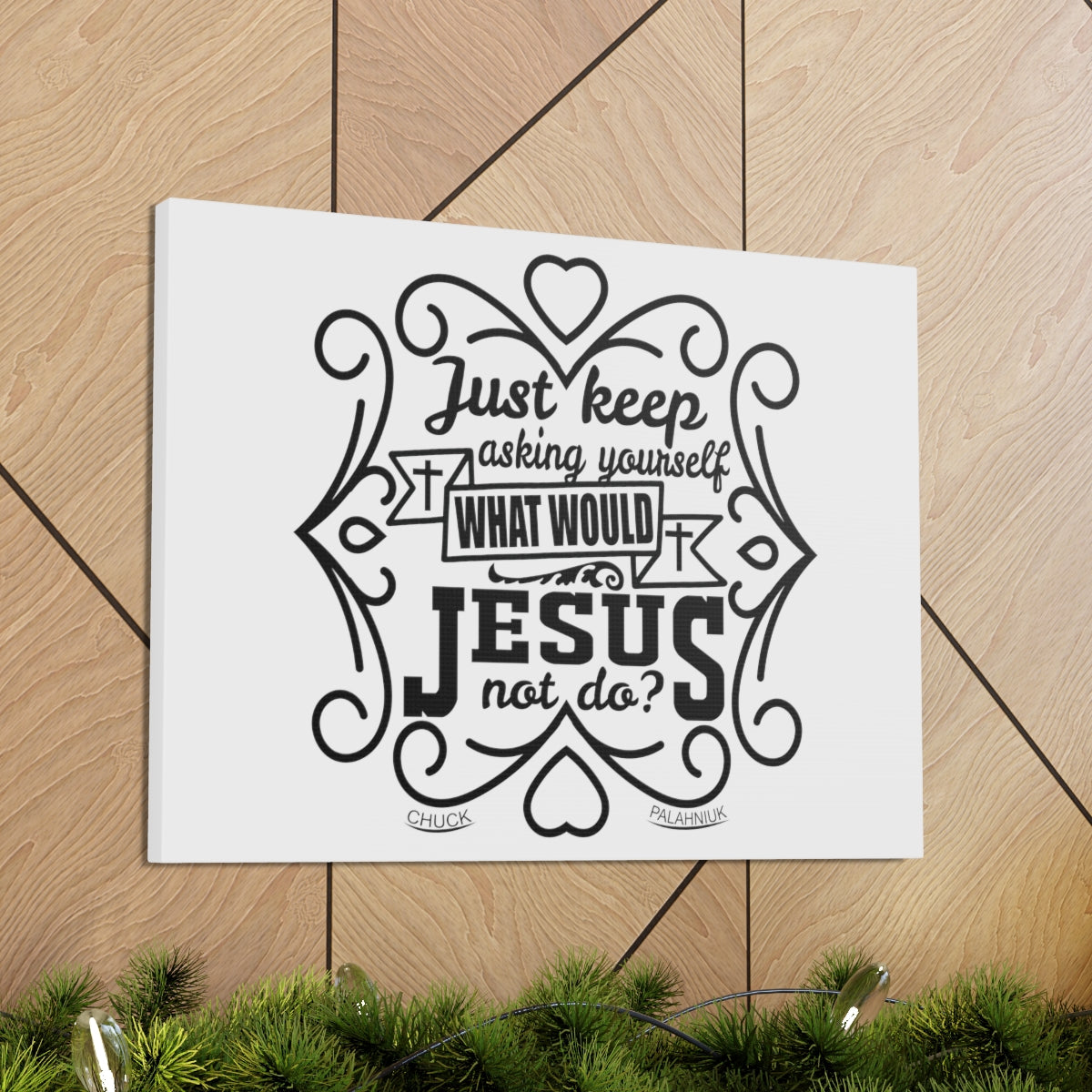 Scripture Walls What Would Jesus Matthew 21:22 Christian Wall Art Print Ready to Hang Unframed-Express Your Love Gifts