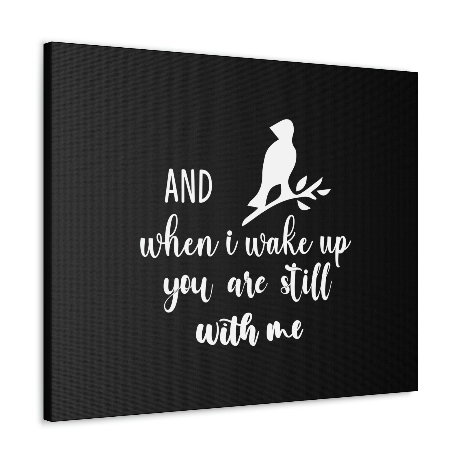 Scripture Walls When I Wake Up, You Are Still With Me Psalm 139:18 Bird Christian Wall Art Bible Verse Print Ready to Hang Unframed-Express Your Love Gifts