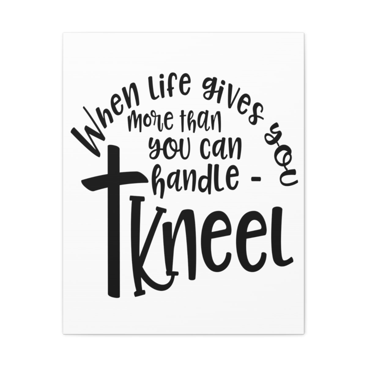 Scripture Walls When Life Gives Matthew 11:28 Christian Wall Art Print Ready to Hang Unframed-Express Your Love Gifts