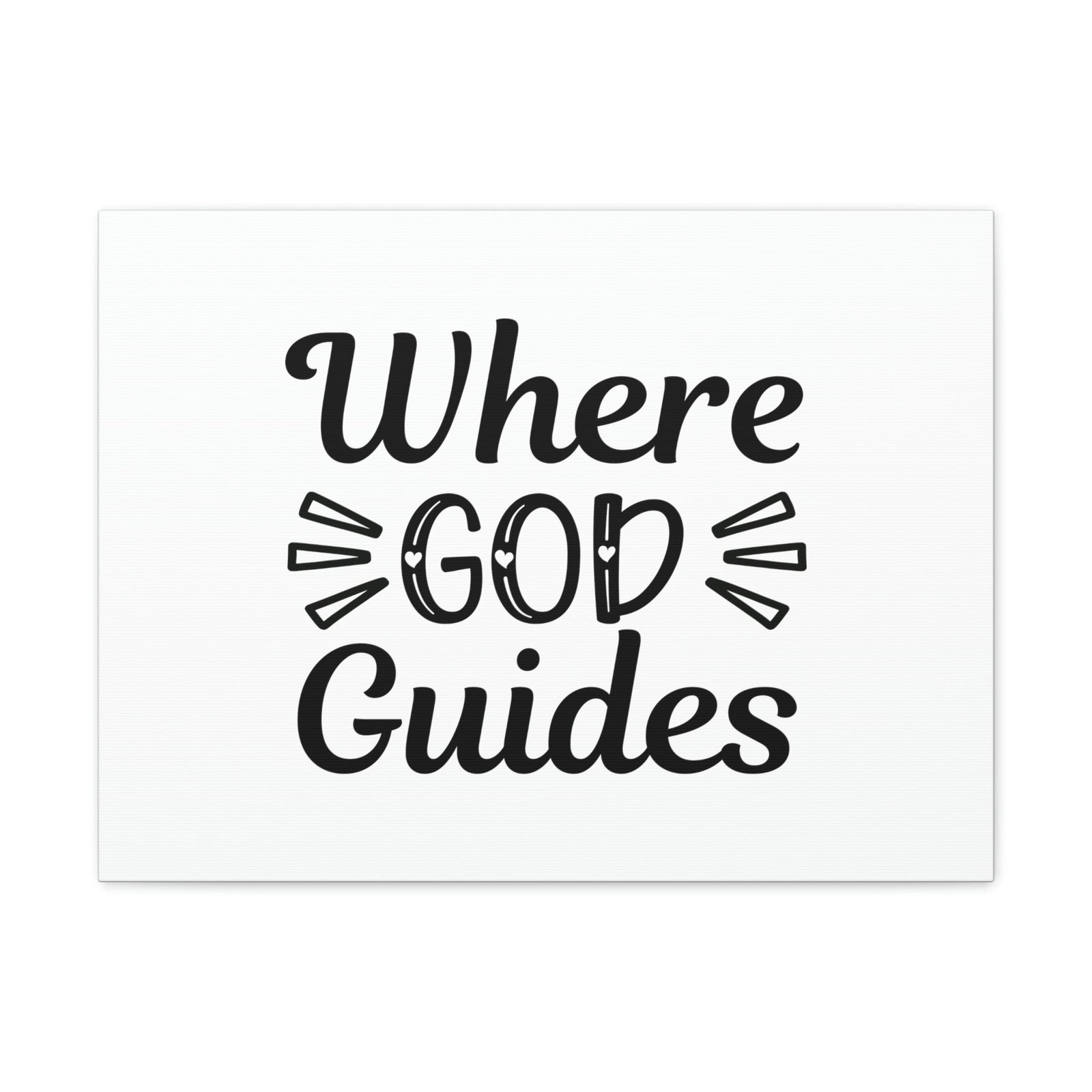 Scripture Walls Where God Guides John 16:13 Christian Wall Art Bible Verse Print Ready to Hang Unframed-Express Your Love Gifts