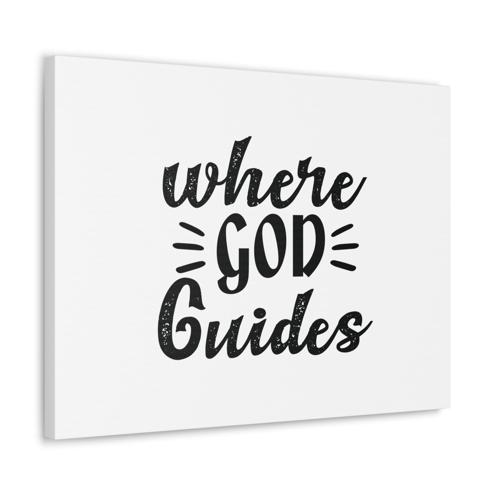 Scripture Walls Where God Guides Psalms 32:8 Christian Wall Art Bible Verse Print Ready to Hang Unframed-Express Your Love Gifts