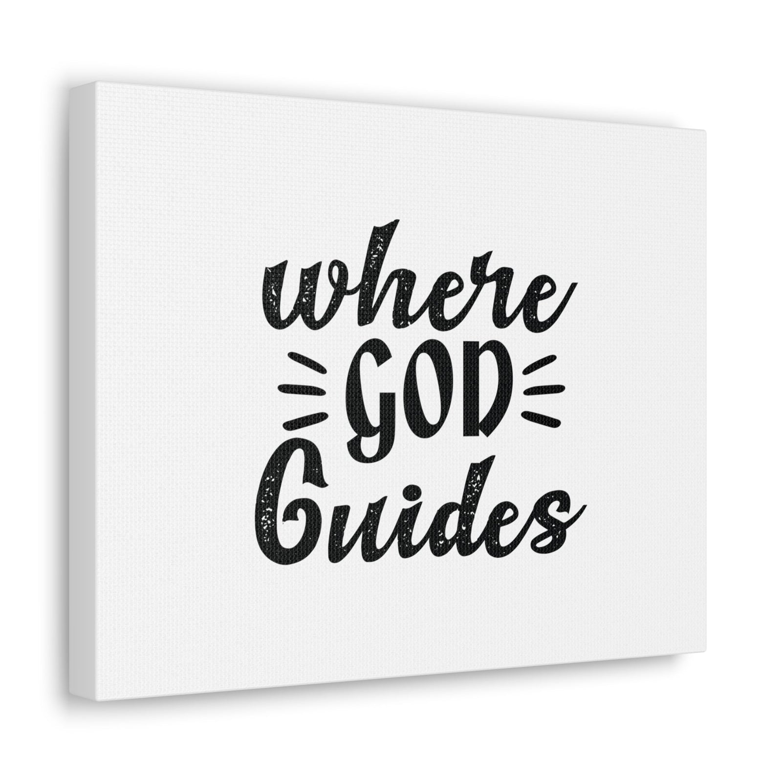 Scripture Walls Where God Guides Psalms 32:8 Christian Wall Art Bible Verse Print Ready to Hang Unframed-Express Your Love Gifts
