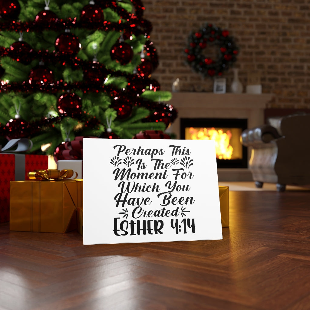 Scripture Walls Which You Have Been Created Esther 4:14 Bible Verse Canvas Christian Wall Art Ready to Hang Unframed-Express Your Love Gifts