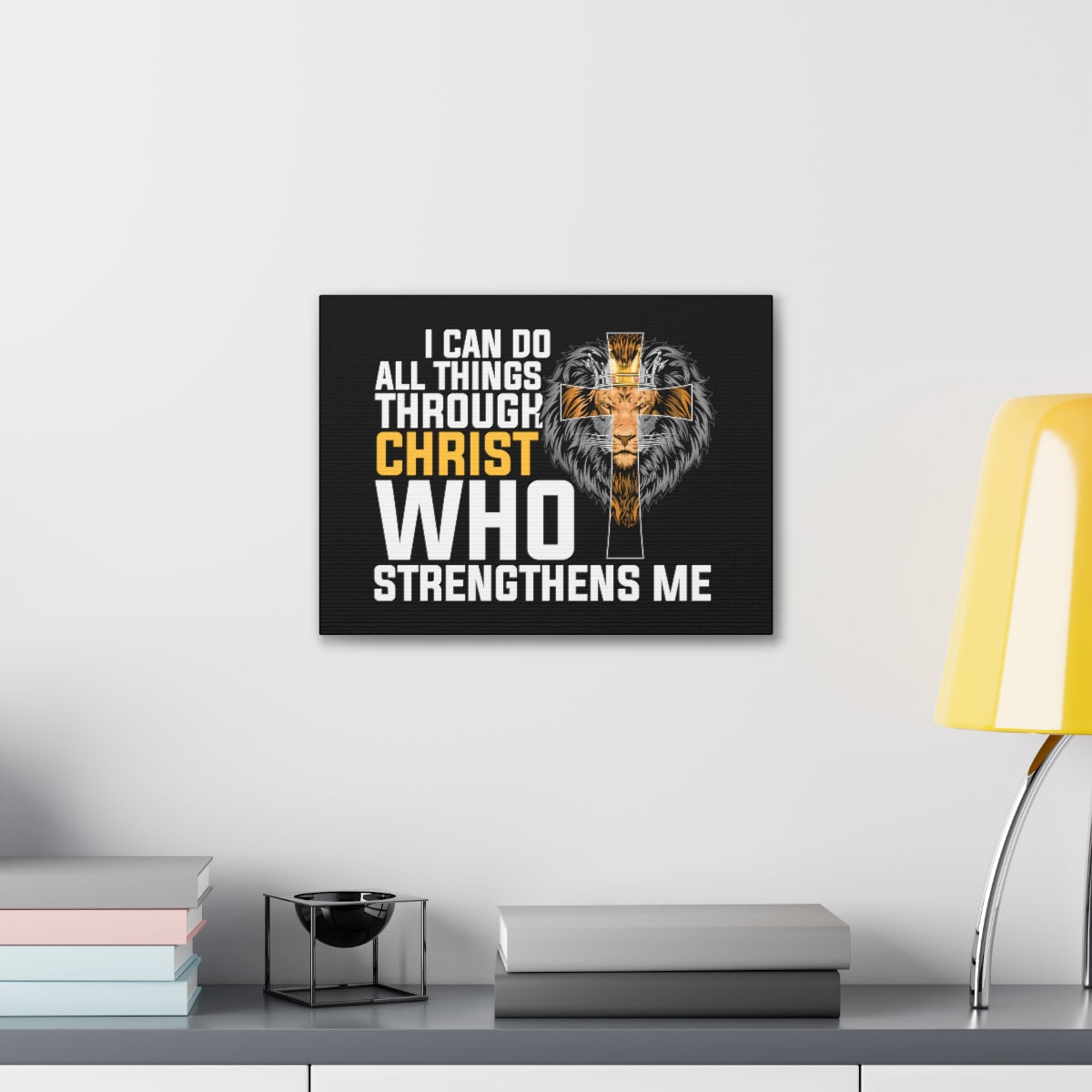 Scripture Walls Who Strengthens Me Philippians 4:11âÂÂ13 Christian Wall Art Bible Verse Print Ready to Hang Unframed-Express Your Love Gifts