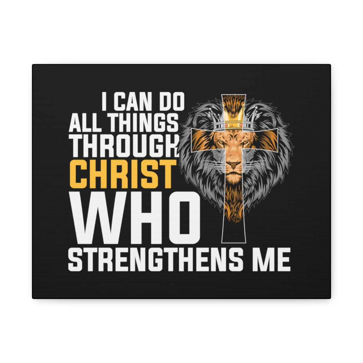 Scripture Walls Who Strengthens Me Philippians 4:11âÂÂ13 Christian Wall Art Bible Verse Print Ready to Hang Unframed-Express Your Love Gifts