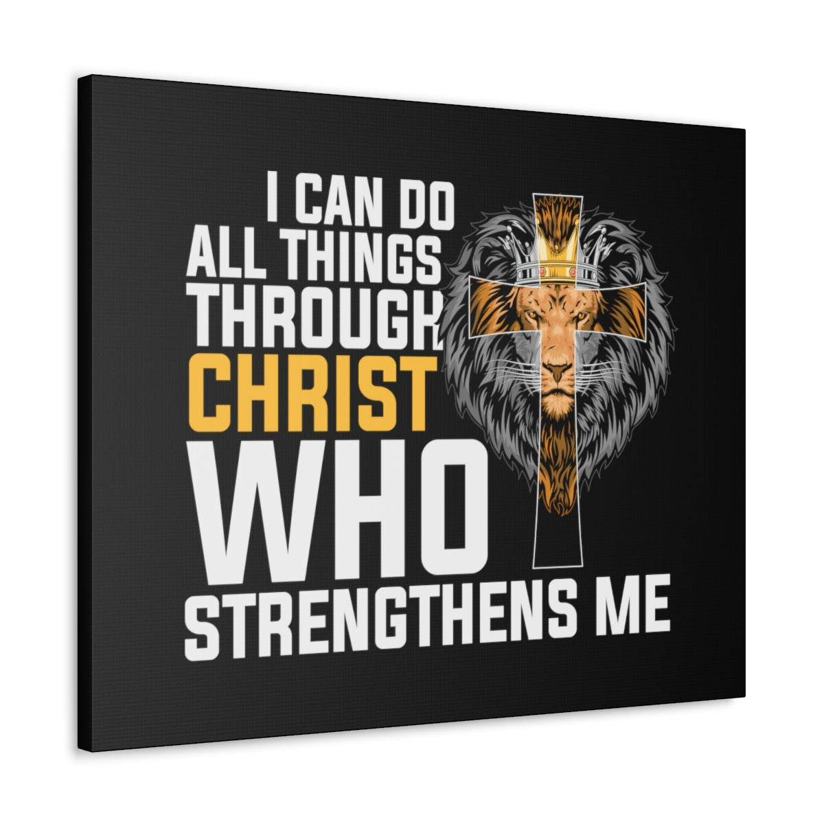 Scripture Walls Who Strengthens Me Philippians 4:11âÂÂ13 Christian Wall Art Bible Verse Print Ready to Hang Unframed-Express Your Love Gifts