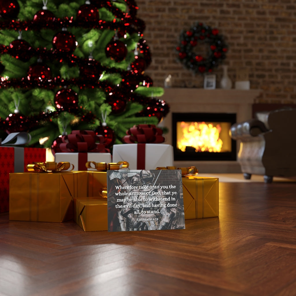 Scripture Walls Whole Armour Ephesians 6:13 Bible Verse Canvas Christian Wall Art Ready to Hang Unframed-Express Your Love Gifts