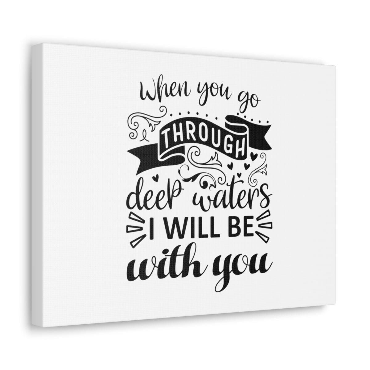 Scripture Walls Will Be With You 2 Corinthians 12:9-10 Christian Wall Art Bible Verse Print Ready to Hang Unframed-Express Your Love Gifts