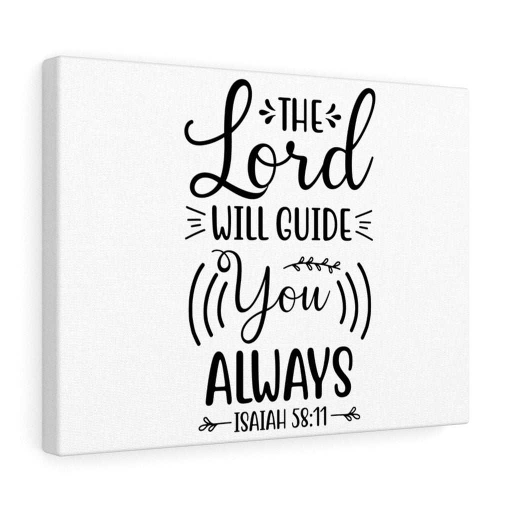 Scripture Walls Will Guide You Isaiah 58:11 Bible Verse Canvas Christian Wall Art Ready to Hang Unframed-Express Your Love Gifts