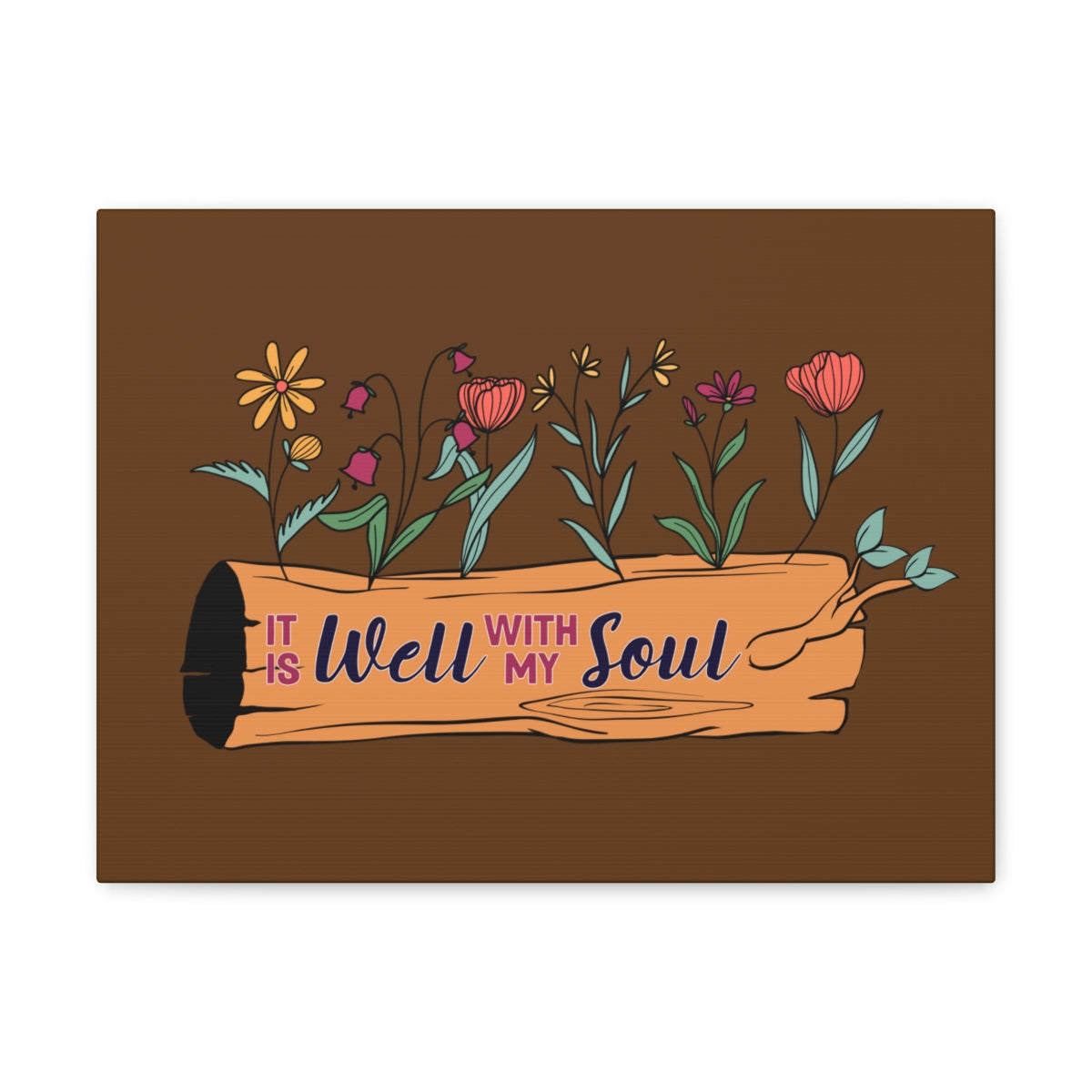 Scripture Walls With My Soul Flower Psalm 42:7 Christian Wall Art Bible Verse Print Ready to Hang Unframed-Express Your Love Gifts