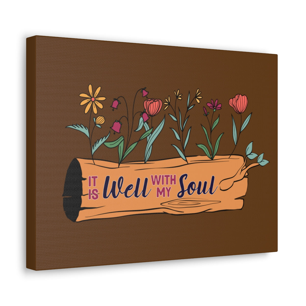 Scripture Walls With My Soul Flower Psalm 42:7 Christian Wall Art Bible Verse Print Ready to Hang Unframed-Express Your Love Gifts