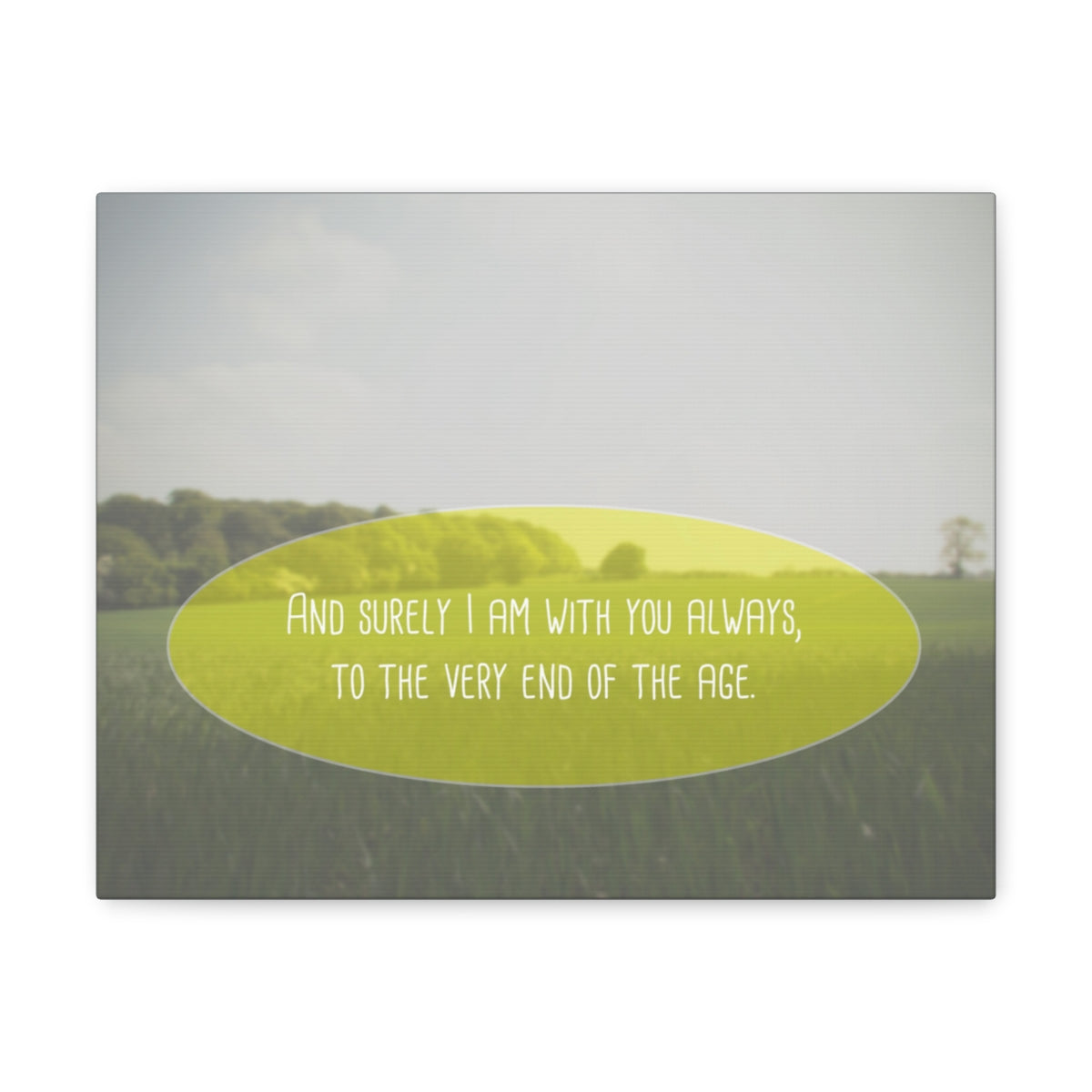 Scripture Walls With You Always Matthew 28:20 Christian Wall Art Bible Verse Print Ready to Hang Unframed-Express Your Love Gifts