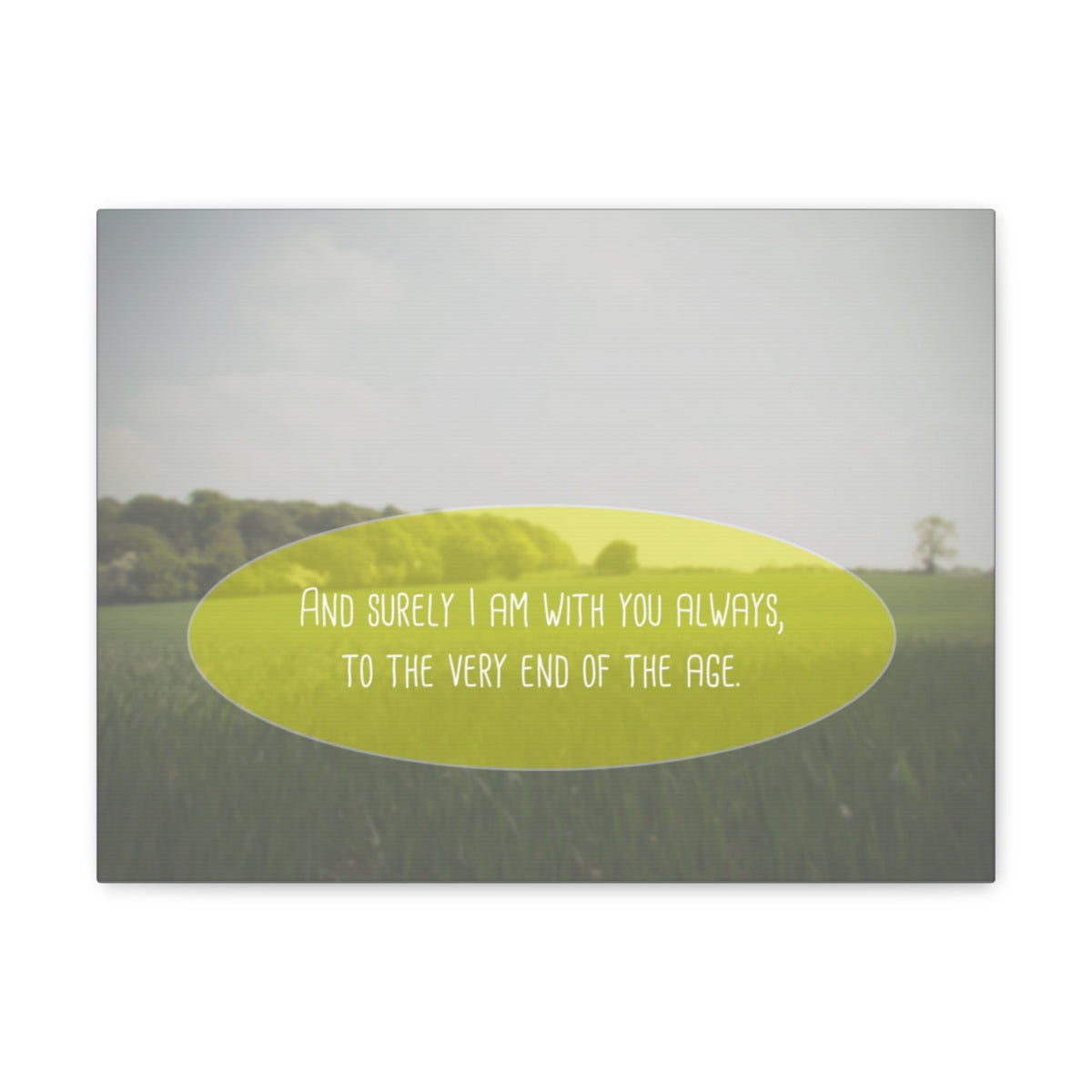 Scripture Walls With You Always Matthew 28:20 Christian Wall Art Bible Verse Print Ready to Hang Unframed-Express Your Love Gifts