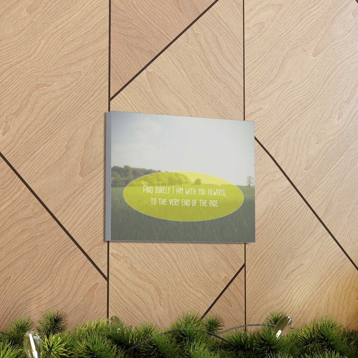 Scripture Walls With You Always Matthew 28:20 Christian Wall Art Bible Verse Print Ready to Hang Unframed-Express Your Love Gifts