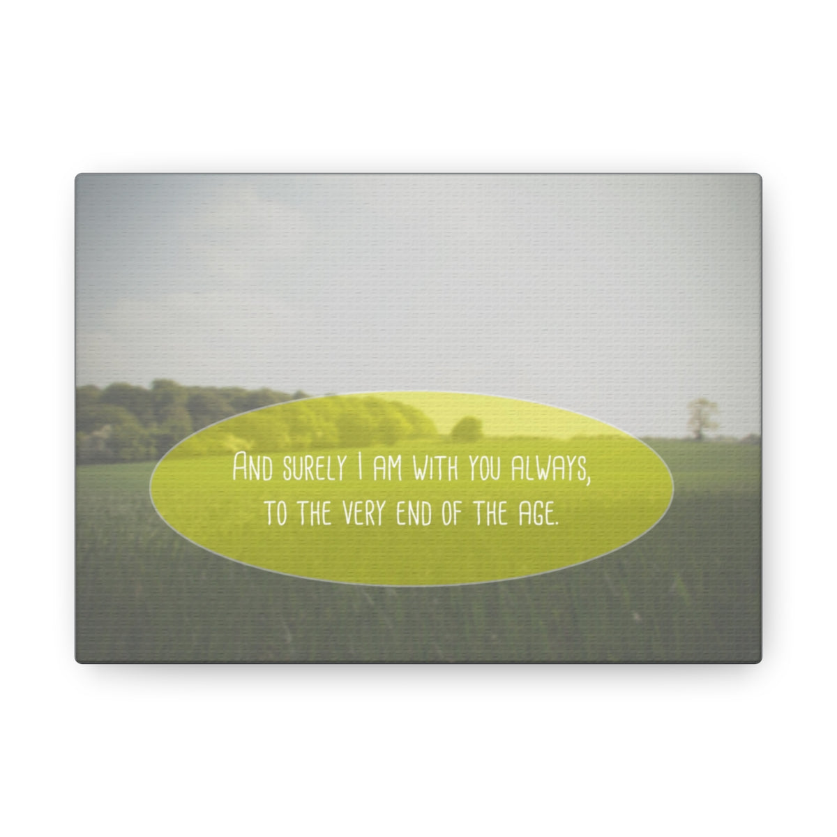 Scripture Walls With You Always Matthew 28:20 Christian Wall Art Bible Verse Print Ready to Hang Unframed-Express Your Love Gifts