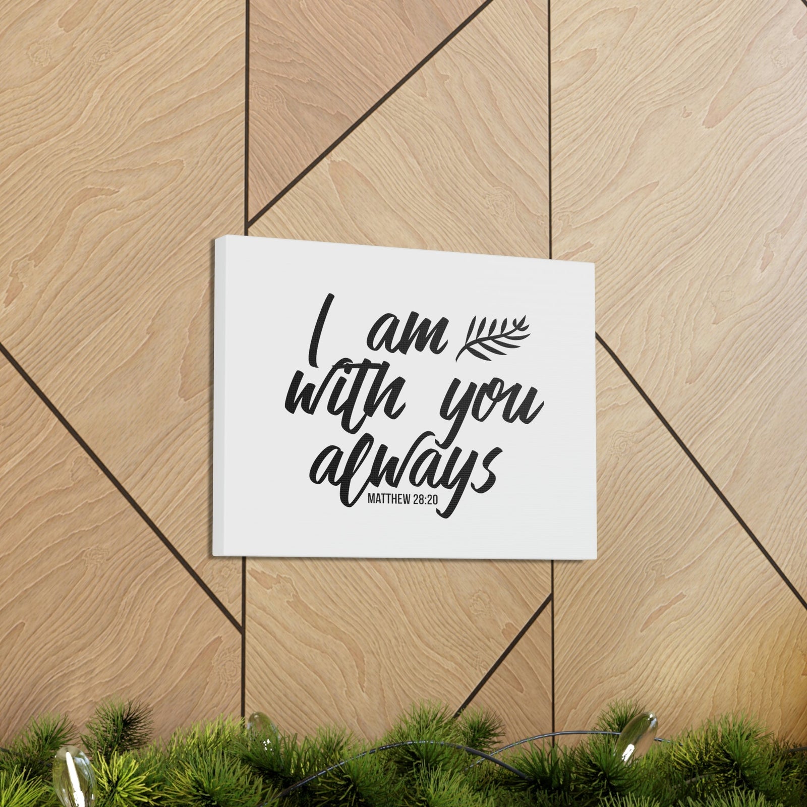 Scripture Walls With You Matthew 28:20 Christian Wall Art Bible Verse Print Ready to Hang Unframed-Express Your Love Gifts