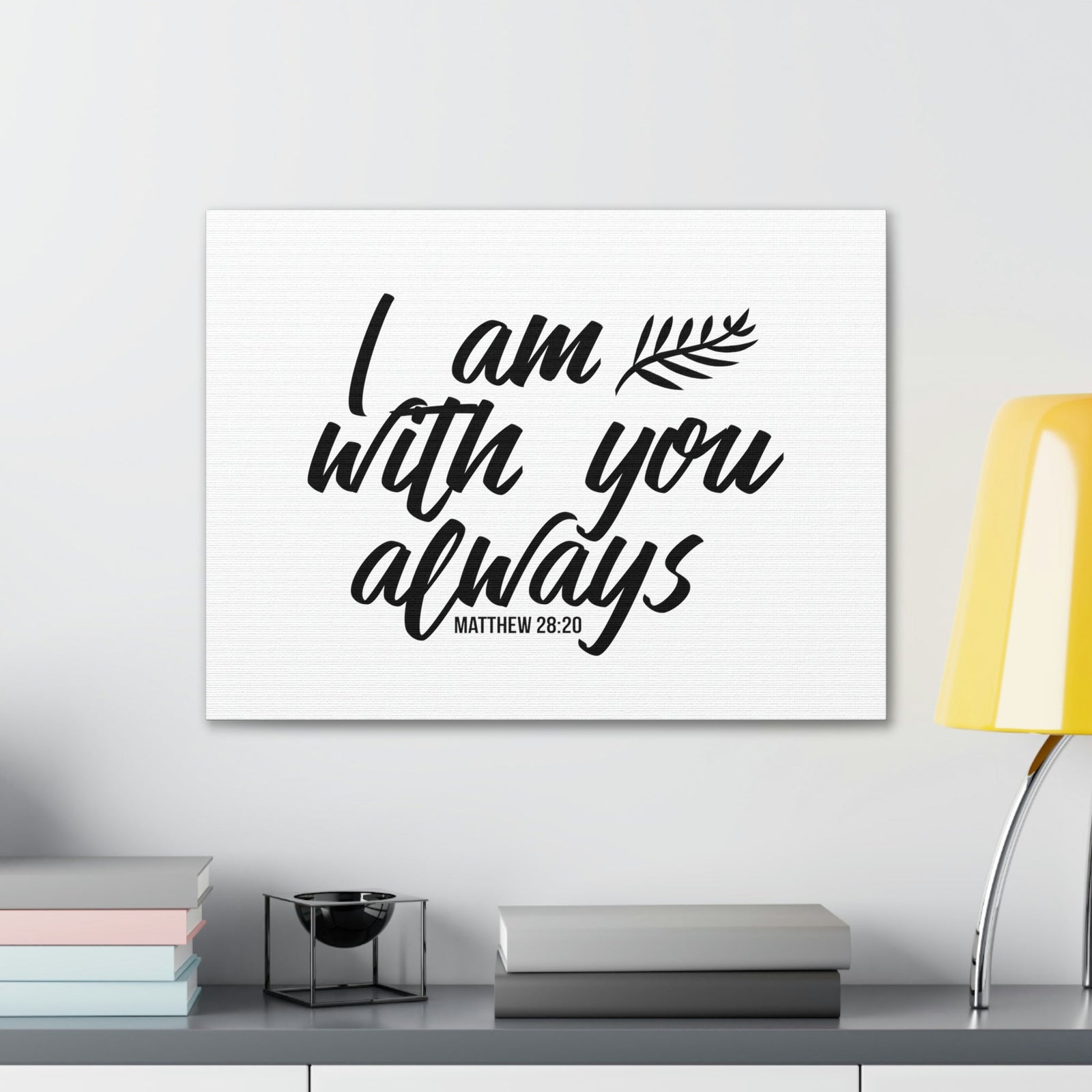 Scripture Walls With You Matthew 28:20 Christian Wall Art Bible Verse Print Ready to Hang Unframed-Express Your Love Gifts