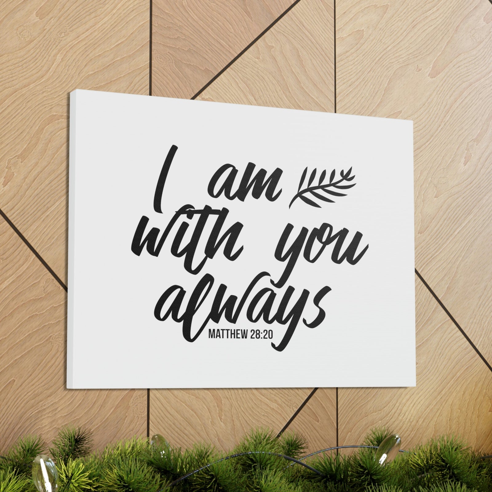Scripture Walls With You Matthew 28:20 Christian Wall Art Bible Verse Print Ready to Hang Unframed-Express Your Love Gifts