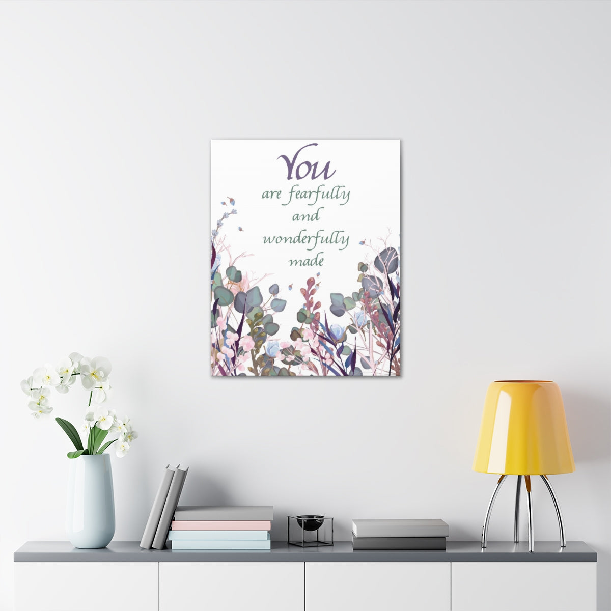 Scripture Walls Wonderfully Made Psalm 139:14 Christian Wall Art Bible Verse Print Ready to Hang Unframed-Express Your Love Gifts