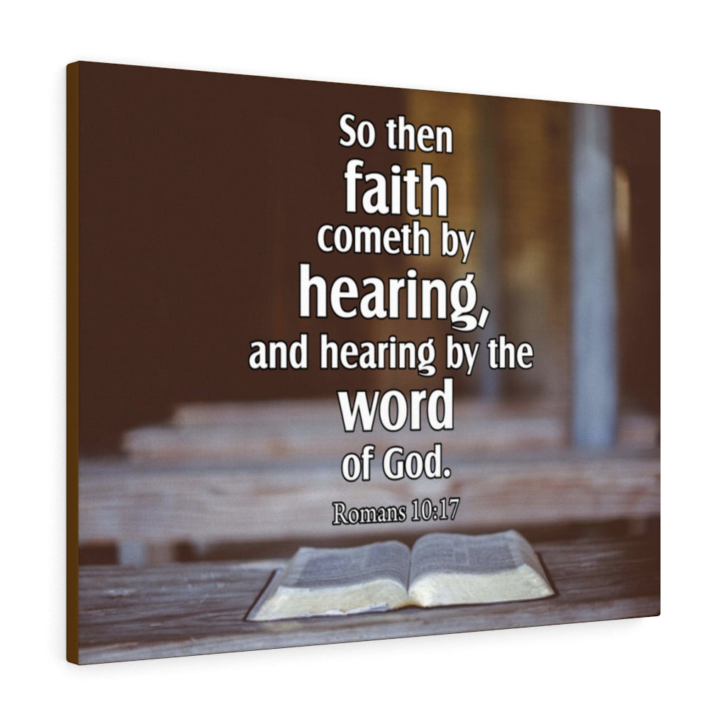 Scripture Walls Word of God Romans 10:17Christian Home Decor Bible Art Unframed-Express Your Love Gifts