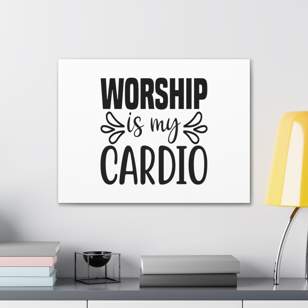 Scripture Walls Worship Is My Cardio John 4:24 Christian Wall Art Bible Verse Print Ready to Hang Unframed-Express Your Love Gifts