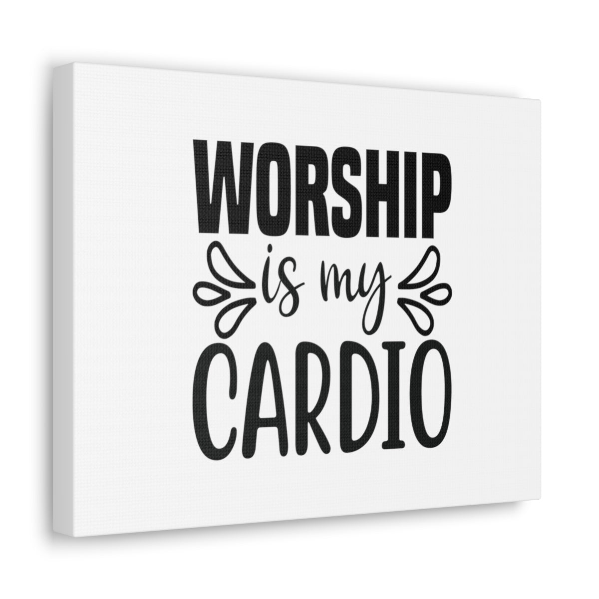 Scripture Walls Worship Is My Cardio John 4:24 Christian Wall Art Bible Verse Print Ready to Hang Unframed-Express Your Love Gifts