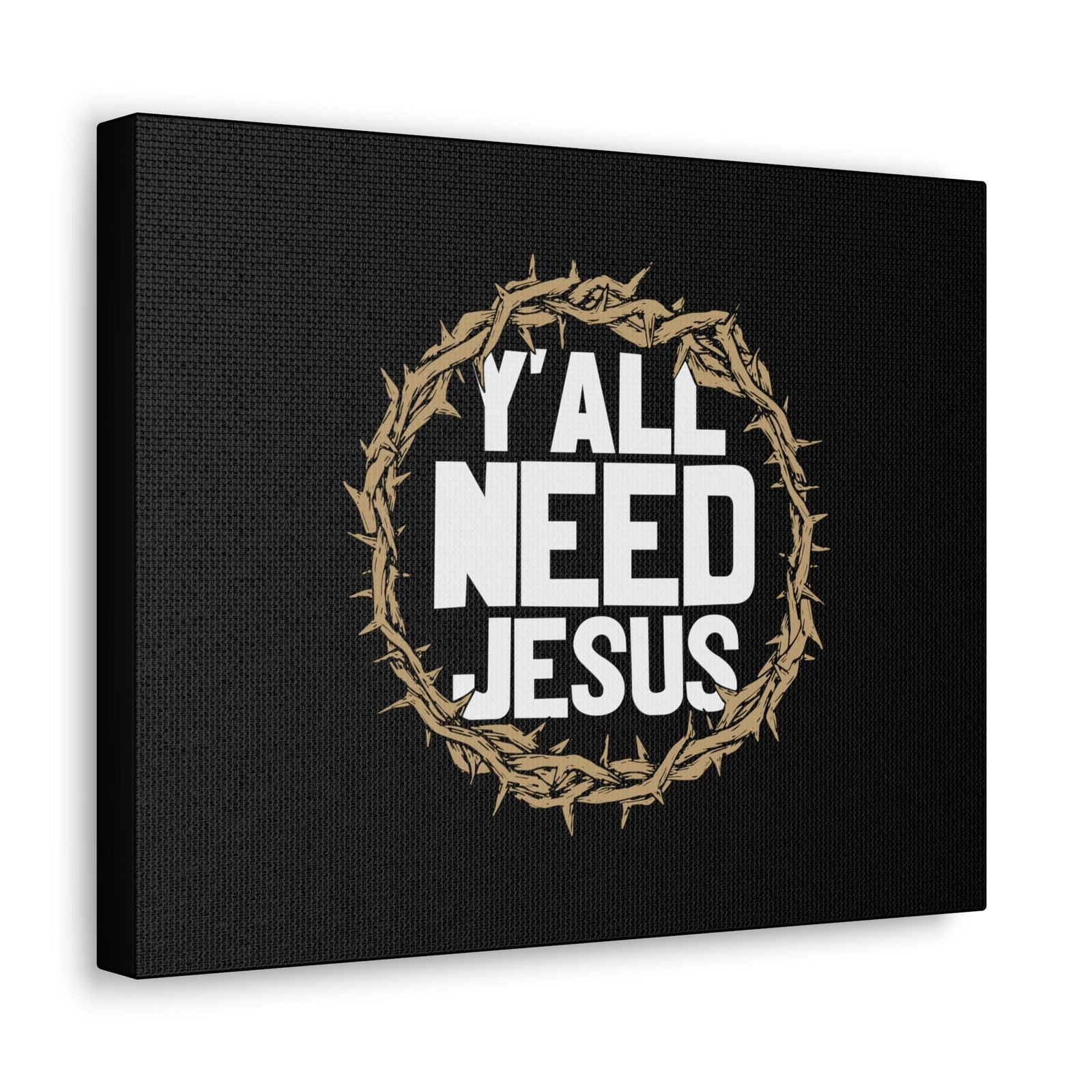 Scripture Walls Y'all Need Jesus John 4:14 Christian Wall Art Bible Verse Print Ready to Hang Unframed-Express Your Love Gifts